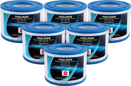 Vista 13 de POOLPURE Cartucho de filtro de piscina tipo I, compatible con Summer Waves tipo I P53RX0330000 / P53FX0330000, 58093, para bomba de piscina sobre