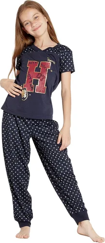 Vista 5 de Harry Potter H is for Harry Gryffindor Athletic camisa y pantalones 2 PC pijama