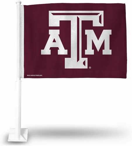 Vista 20 de Rico Industries Bandera de coche de doble cara de la NCAA, gran accesorio para automóvil