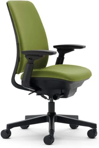 Vista 4 de Steelcase - Silla de oficina Amia, la más cómoda sentada, tela negra Buzz2 Negro