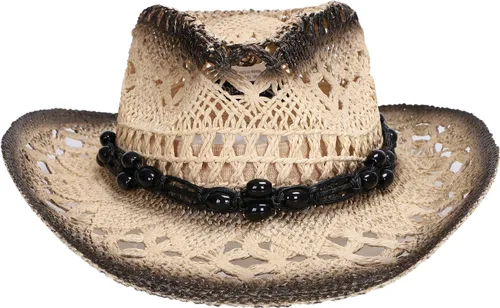 Vista 37 de Sombrero vaquero de paja con banda decorada, para disfraces de niños, de Simplicity
