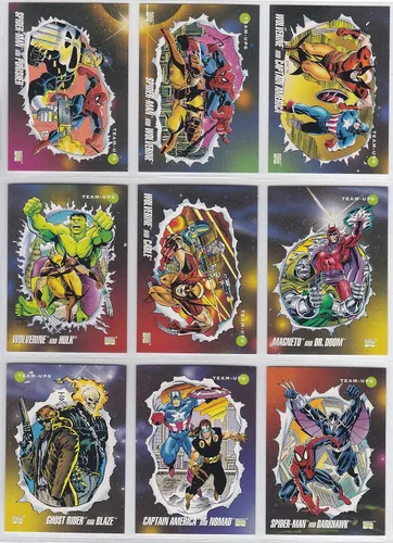 Vista 3 de 1992 Marvel Universe Series III Juego de 200 cartas NM/M Spider-Man, X-Men