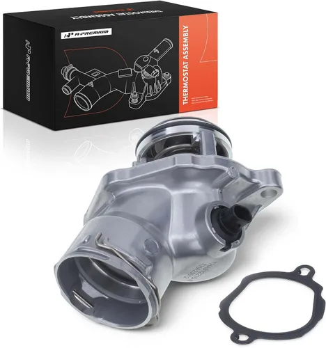 Vista 10 de A-Premium Conjunto de Carcasa de Termostato de Refrigerante de Motor con Junta Compatible con Mercedes-Benz C230 C250 C280 C300 C350 E280 E350 ML350