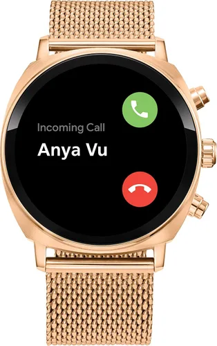 Vista 7 de Citizen CZ Smart PQ2 - Reloj inteligente unisex de 1.614 in con aplicación YouQ con IBM Watson® AI y NASA Research, Wear OS por Google, recursos Oro