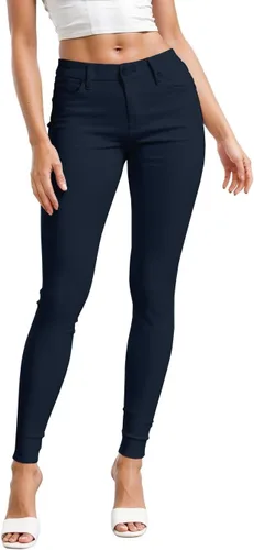 Vista 22 de Hybrid & Company - Pantalones ultraelásticos para mujer, cómodos y ajustados, para el trabajo y ocasiones informales Negro