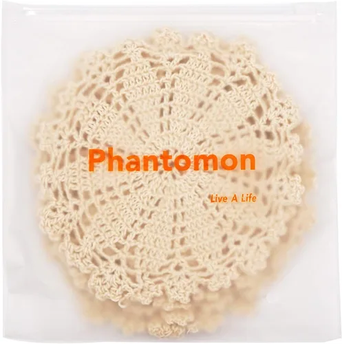 Vista 4 de Phantomon Juego de 4 manteles individuales de algodón hechos a mano de 7 pulgadas (beige)