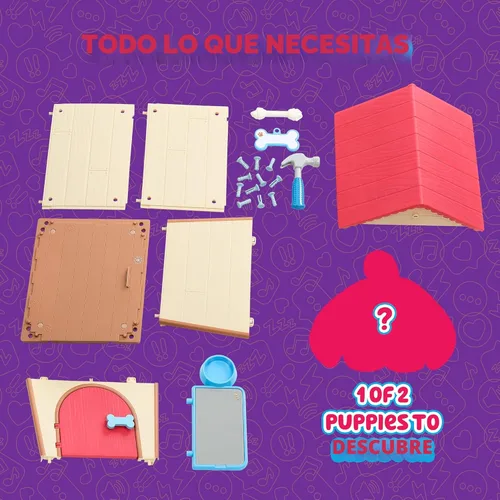 Vista 3 de Little Live Pets My Puppy's Home Playset, juego interactivo para perros