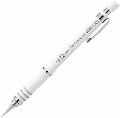 Vista 8 de Zebra lapicera mecánica, Tect 2 Way, 0.5 mm, cuerpo negro (MA42-PBK), Cuerpo negro