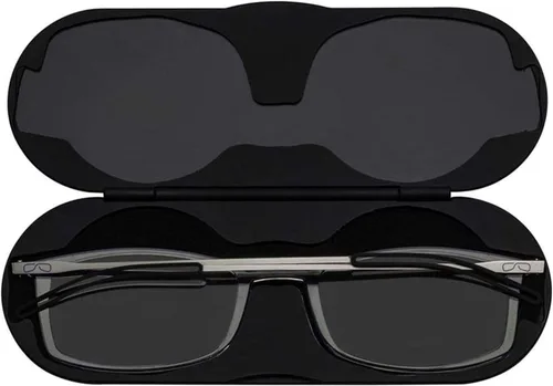 Vista 2 de ThinOptics Frontpage - Gafas de lectura para computadora con bloqueo de luz azul y funda de aluminio Milano