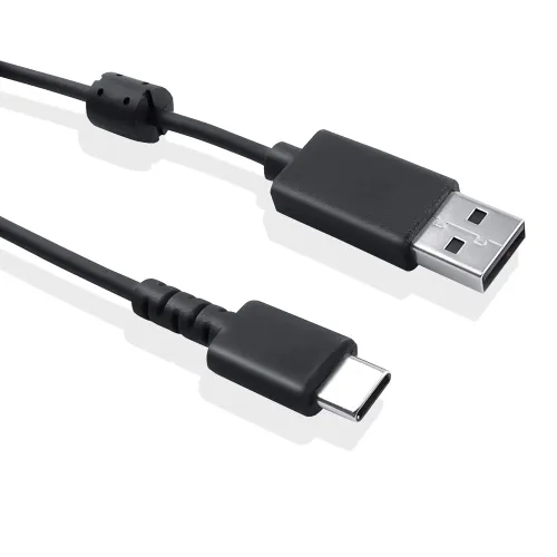 Vista 5 de HUYUN Cable de carga USB C tipo C, cable de carga USB, compatible con auriculares inalámbricos Logit G733 LightspeedG PRO X