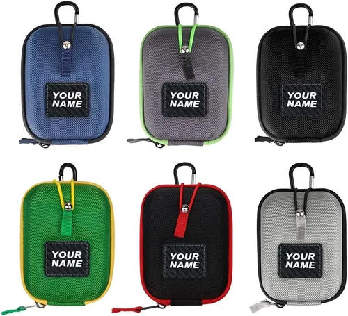Vista 5 de Craftsman Golf Funda para telémetro con bandera de Estados Unidos, carcasa rígida para Tectectec Callaway, bolsa de transporte universal