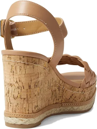 Vista 5 de Steve Madden Darling Sandalia de cuña Nude 7.5 M, Desnudo