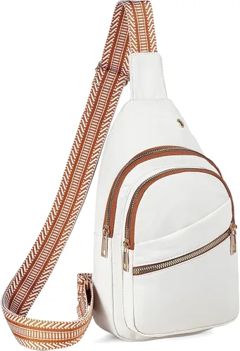 Vista 13 de EVANCARY - Mochila pequeña tipo bandolera para mujeres y hombres, mochila de pecho tipo bandolera para viajes, senderismo y actividades al aire libre