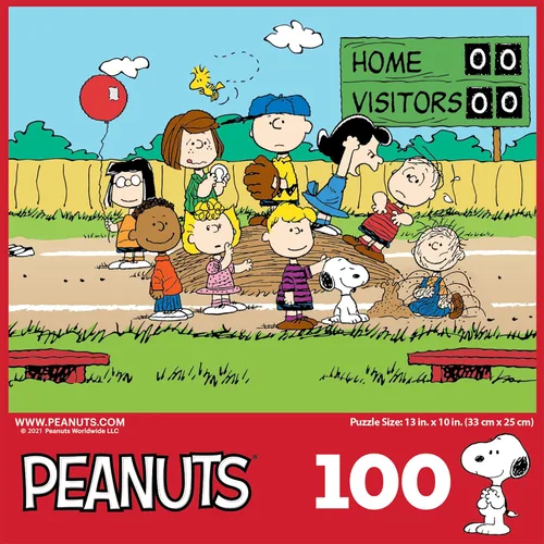 Vista 5 de RoseArt - Peanuts - 100 Piece Jigsaw Puzzle for Kids and Adults