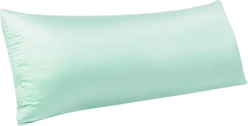 Vista 40 de NTBAY Fundas de almohada de satén con cremallera para cabello y piel, juego de 2 fundas de almohada estándar de lujo con cremallera oculta, 20 x 26