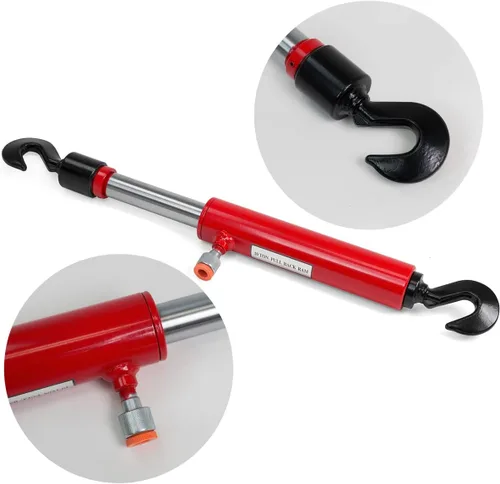 Vista 4 de XtremepowerUS cilindro hidráulico marcha atrás de 26" de largo y capacidad de 10 toneladas para utilizar con herramientas de taller