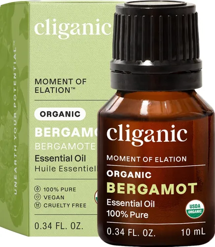 Vista 35 de Cliganic Aceite esencial de albahaca orgánica, 100% puro y natural para aromaterapia Con verificación sin OMG