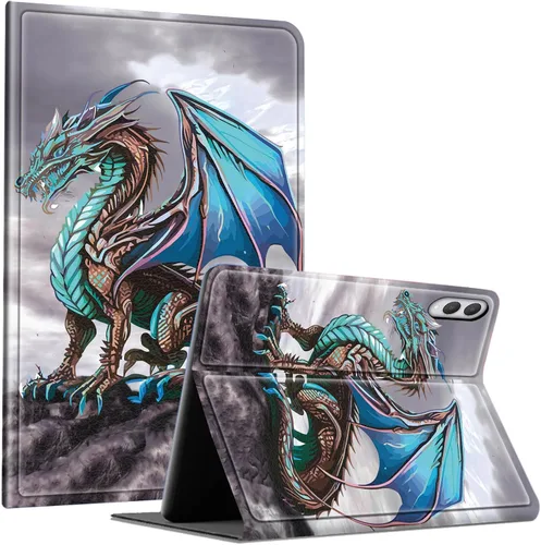 Vista 39 de Slim Case for Samsung Galaxy Tab S10 Lite / S10 FE / S9 FE 10.9" & Galaxy Tab S9 11", Multi-Angle Stand PU Leather Smart Folio Cover with Soft TPU