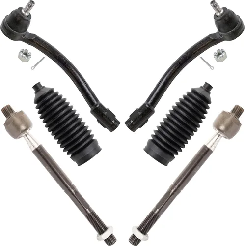 Vista 171 de TRQ Kit de dirección delantera con barra de acoplamiento de fuelle de piñón y cremallera compatible con Toyota Echo 2000-2005