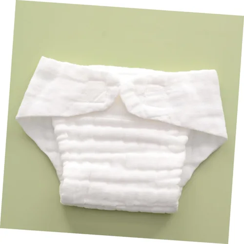 Vista 5 de Didiseaon 5 fundas de pañales reutilizables de algodón para recién nacidos y niños pequeños, lavables y transpirables para niños y niñas