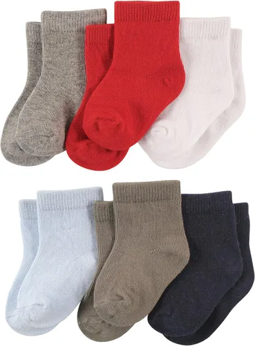 Vista 9 de Luvable Friends Conjunto de calcetines unisex para bebé recién nacido y bebé