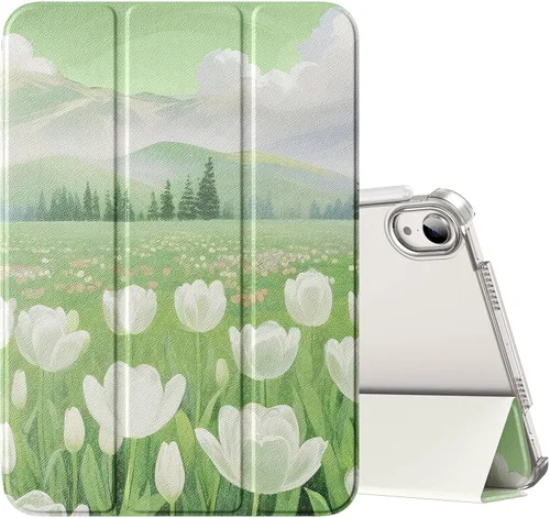 Vista 30 de MoKo Funda para iPad mini 7 (A17 Pro) Generación 2024, Funda para iPad mini 6 2021, Funda Protectora Delgada y Ligera de 8.3 Pulgadas con Carcasa