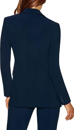 Vista 2 de Boston Proper Beyond Travel Chaqueta para mujer tipo blazer de punto con un botón