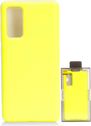 Vista 3 de Para Samsung Galaxy S20 FE 5G (SM-G781) - Funda de silicona Nano - NS1 Amarillo