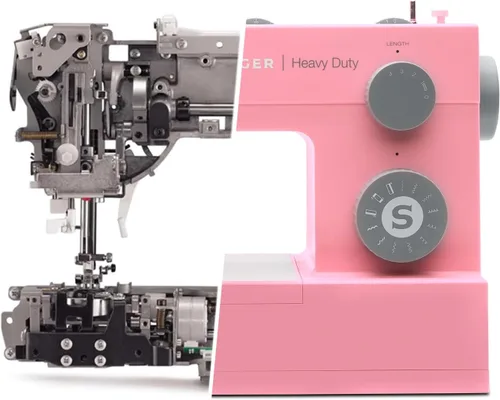 Vista 8 de SINGER® 4411 (rosa) Máquina de coser resistente de alta velocidad
