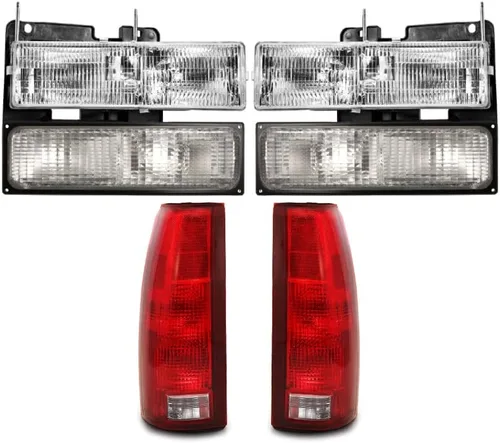 Vista 21 de EPIC OE-B - Juego de 4 combinaciones para Chevrolet 92-00 Blazer Tahoe 88-02 CK Combo 88-02 4 piezas