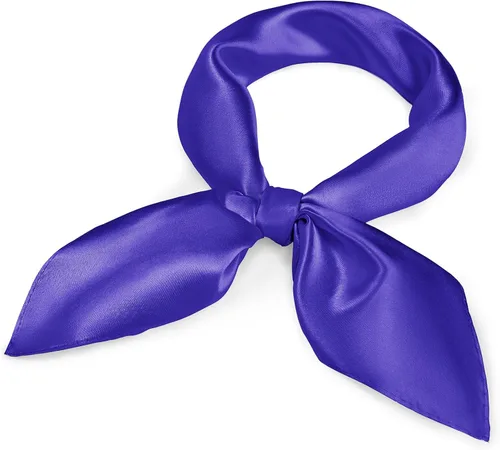 Vista 32 de American Trends Bufanda de seda para mujer, bufandas de satén para la cabeza, bufanda cuadrada para el cuello, bufanda ligera de seda como bandana