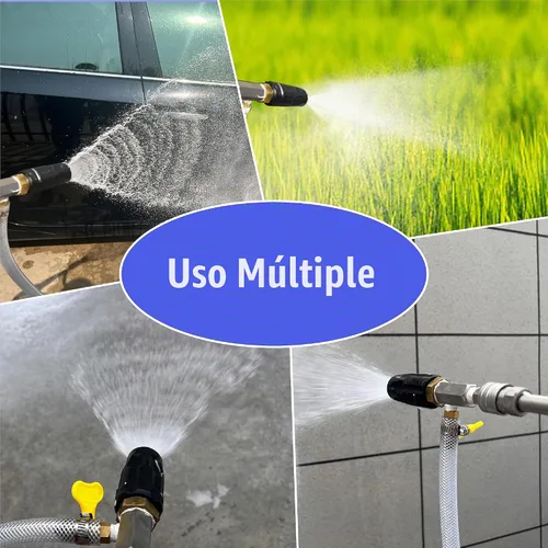 Vista 6 de JOEJET Kit de boquilla de inyección ajustable de largo alcance aguas abajo 4-4.5 GPM Pressure Washer Spray Nozzle with 1/4" Quick Connect, 15 FT