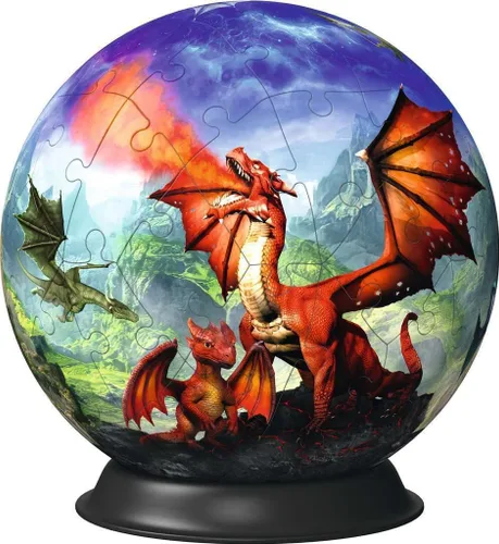 Vista 2 de Ravensburger Rompecabezas 3D 11565 Dragón místico de 72 piezas para adultos y niños a partir de 6 años