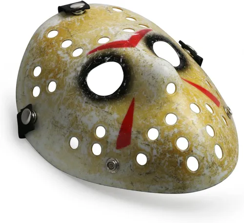 Vista 3 de Mosqueda Máscara de disfraz de Halloween con ojos negros