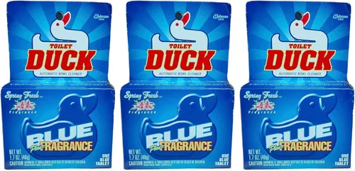 Vista 2 de Toilet Duck Automático Azul Individual - 1.7 oz - 3 pk