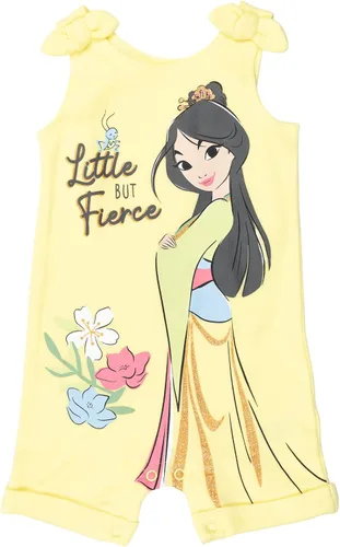 Vista 3 de Disney Princesa Rapunzel Ariel Belle Jasmine Aurora - Mameluco y diadema para recién nacido