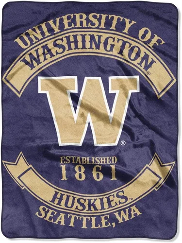 Vista 55 de Northwest NCAA Unisex-Adult Raschel Throw Blanket Alumni