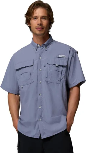 Vista 27 de Columbia - Camisa de manga corta PFG Bahama II para hombre