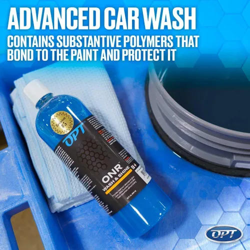 Vista 2 de Optimum No Rinse Wash and Shine Versión 5 - Jabón de Lavado sin Enjuague ONR para Detalle de Auto, Uso en Pintura, Recubrimientos Cerámicos, Vidrio
