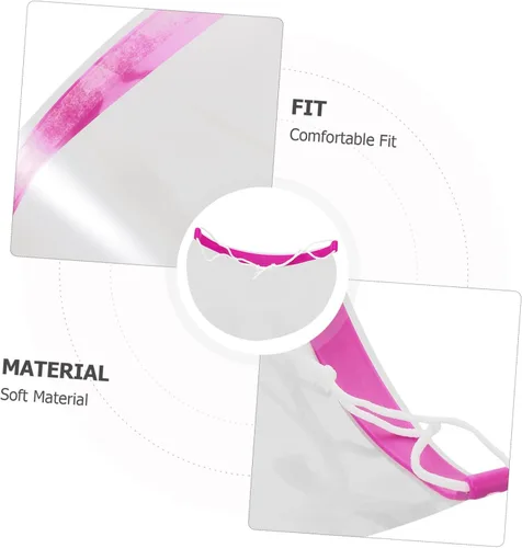Vista 9 de Visera protectora para cortes de pelo de salón, 50 unidades, protectores de laca para el cabello, protector de maquillaje impermeable