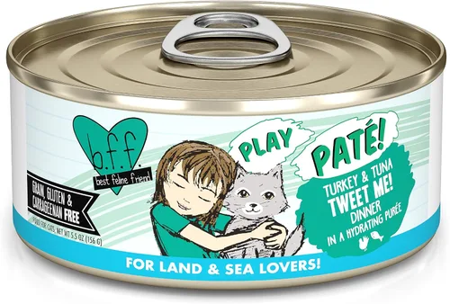 Vista 33 de Weruva B.F.F. Play - Best Feline Friend Paté Lovers, Aw Yeah!, T.T.Y.L. de atún y pavo con atún y pavo, lata de 2.8 onzas (paquete de 12)