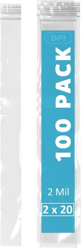 Vista 11 de Bolsas con cremallera de 1 pulgada x 8 pulgadas de largo, paquete de 12000
