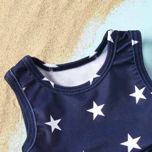 Vista 3 de Aalizzwell Traje de baño de dos piezas para niña pequeña