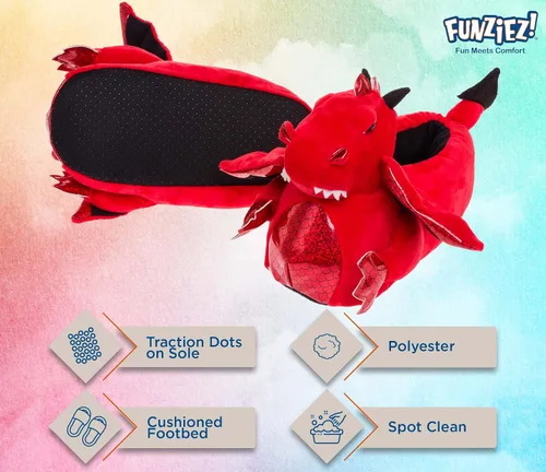Vista 4 de Fuzzy Lobster Slippers for Women & Men, Pig, Fish, Sloth Funny House Shoes for Indoor & Outdoor, Animal Duck, Cute Novelty
