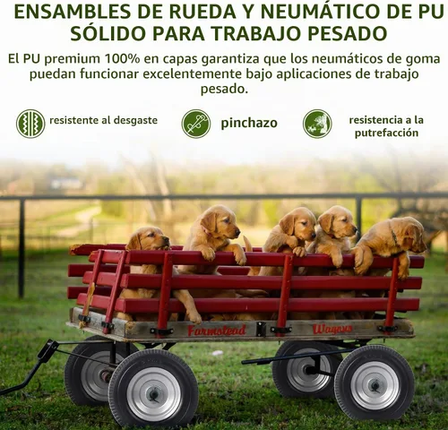 Vista 4 de AR-PRO Paquete de 2 unidades de repuesto de rueda sólida de 8 pulgadas, neumático y rueda sin planos de 2.50-4 pulgadas con rodamientos 5/8