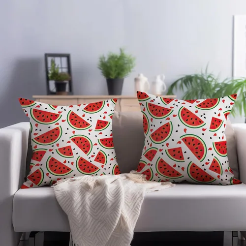 Vista 128 de Juego de 2 fundas de almohada de 16 x 16 pulgadas, diseño patriótico de bandera estadounidense con estrellas para exteriores, estilo casa de campo