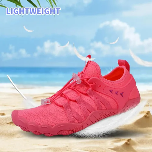 Vista 5 de Zapatos de playa y piscina de secado rápido, sin cordones, para mujeres y hombres, para surf, yoga y deportes acuáticos
