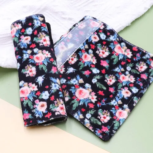 Vista 5 de Fundas de cinturón de seguridad de automóvil para bebés niños y niñas, correas de asiento de automóvil, almohadillas de hombro, funda suave