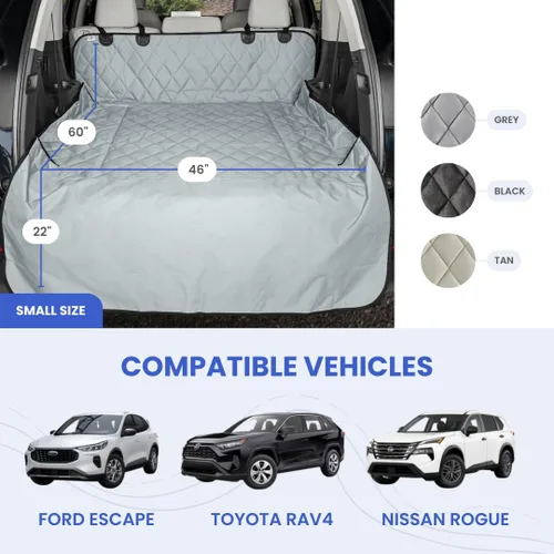 Vista 2 de Transportín para maletero de SUV para perros, empresa con base en EE. UU., S, Negro