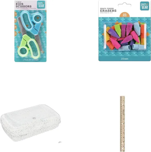 Vista 4 de Back to School Back To School Supplies Kit Suministros de primer grado a 5º grado Elementos esenciales para el primer día de clases